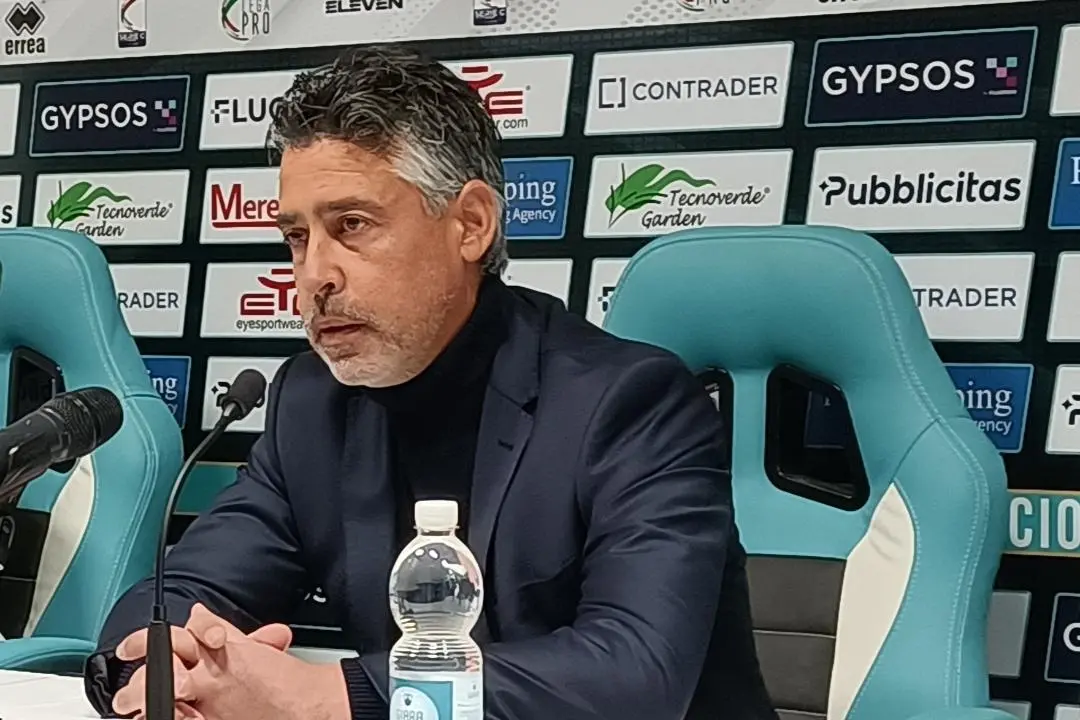 Il direttore sportivo dell'Olbia Tomaso Tatti (foto Giagnoni)