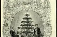 La copertina dell'Illustrated London News del Natale 1848 che ritrae la regina Vittoria e famiglia attorno all'albero di Natale