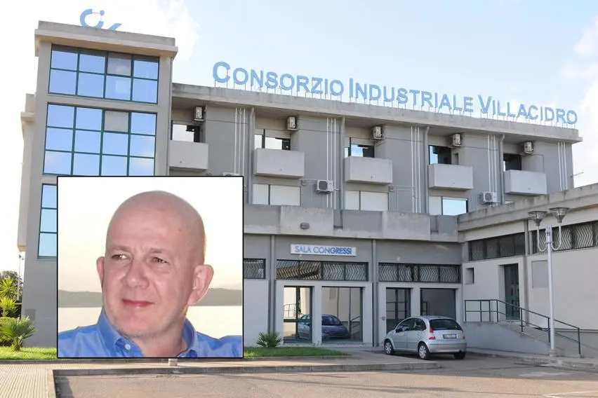 Il Consorzio e, nel riquadro, Pier Paolo Palmas (L'Unione Sarda - Deidda)