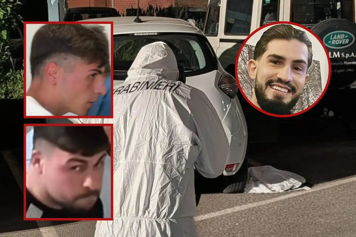 I due fratelli Tunis, il luogo del delitto e, a destra, Leonardo Mocci