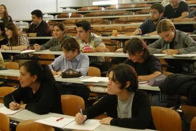 Un'aula di Università (immagine simbolo)