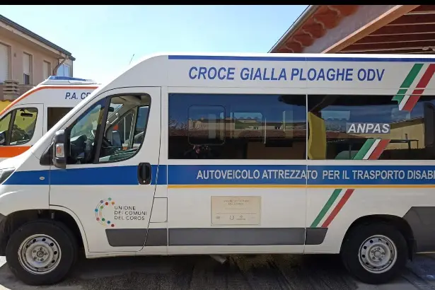 Il mezzo in servizio a Ploaghe (foto concessa)