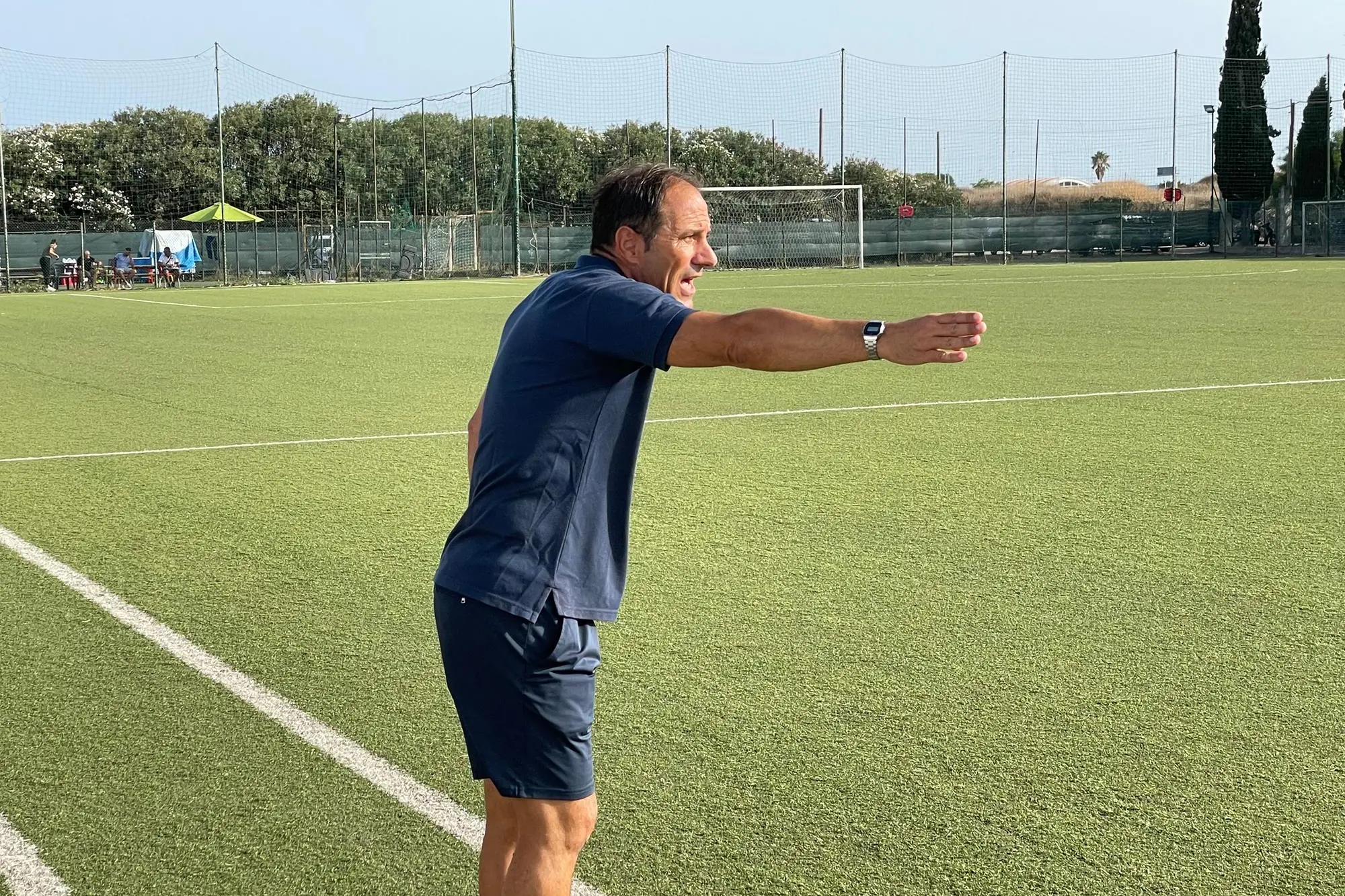Sebastiano Pinna, da dicembre 2018 allenatore della Ferrini (foto Spignesi)