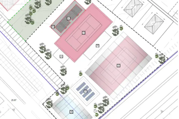 Il render del progetto (foto concessa)