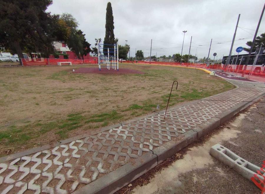 Un parco fitness nell’area abbandonata