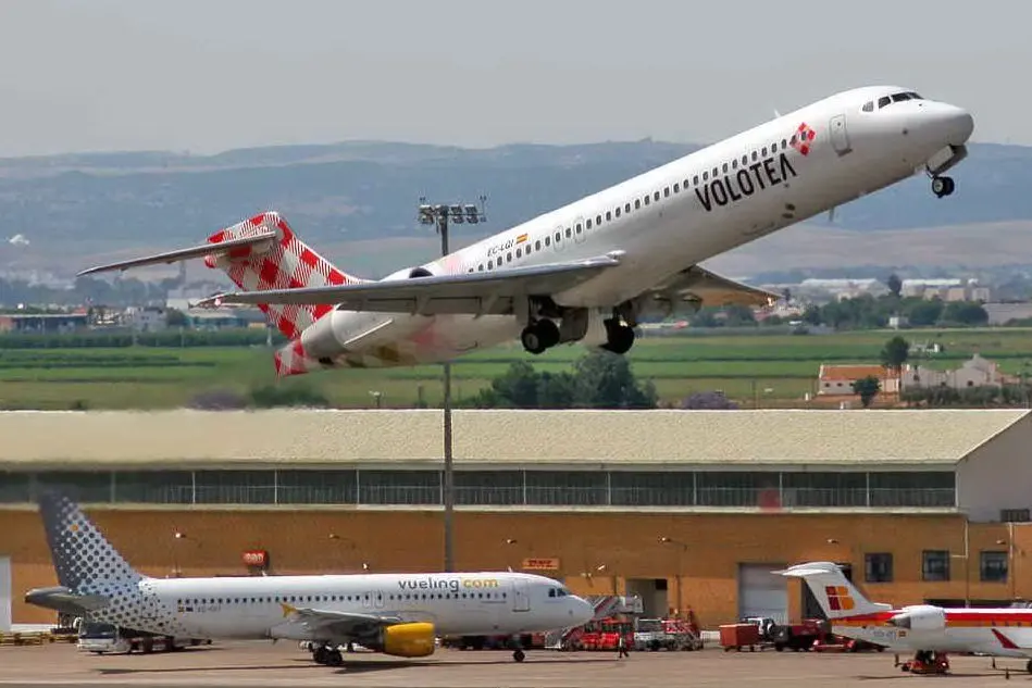 Un aereo della compagnia Volotea