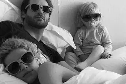 Tomaso Trussardi, Michelle Hunziker e Celeste