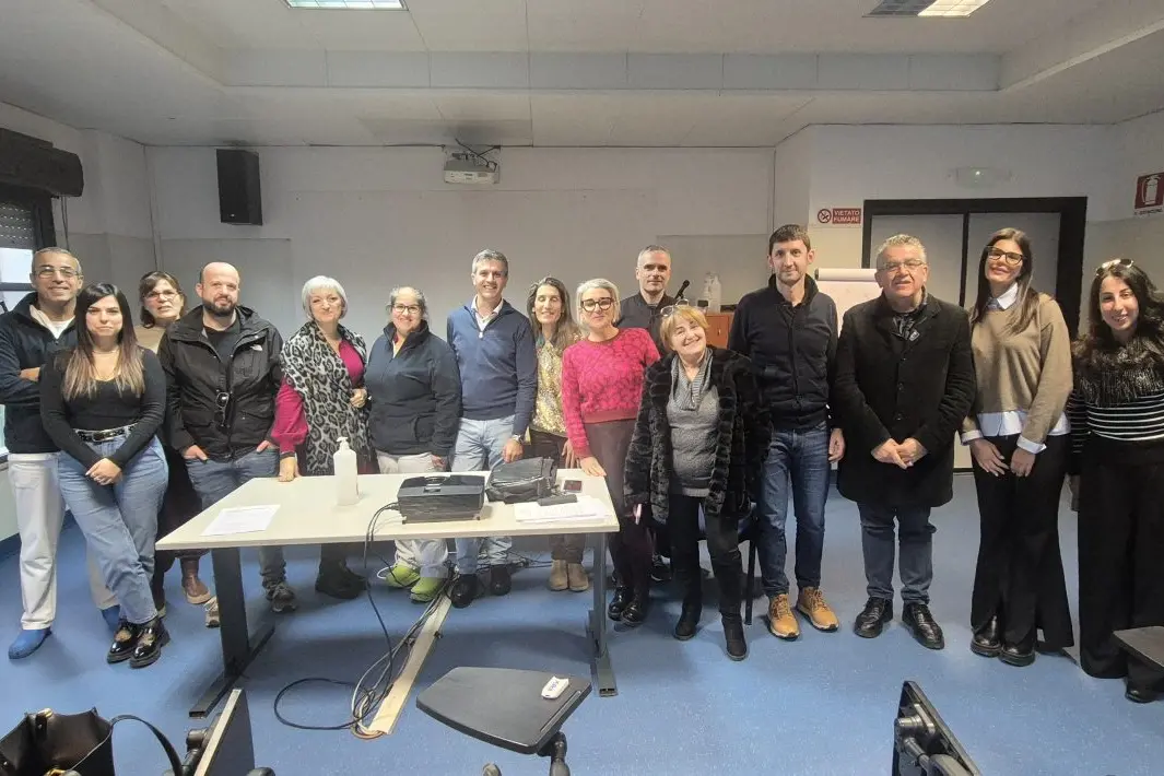 L&rsquo;ultima riunione del Comitato Unico di Garanzia con, al centro, il nuovo presidente Giovanni Loche (Foto Asl)