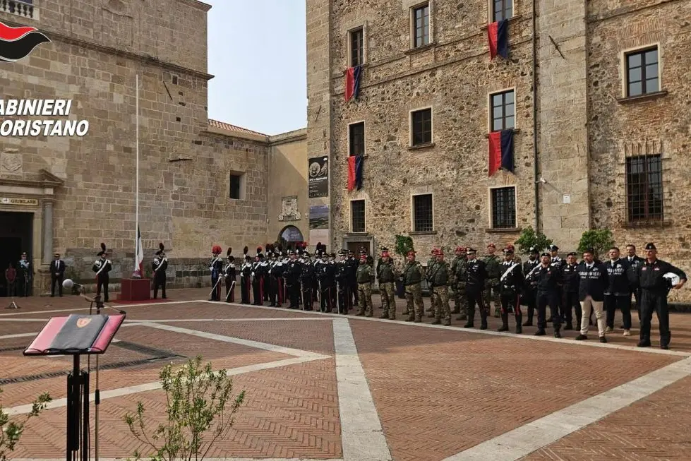 La festa a Oristano per i 211 anni dei carabinieri