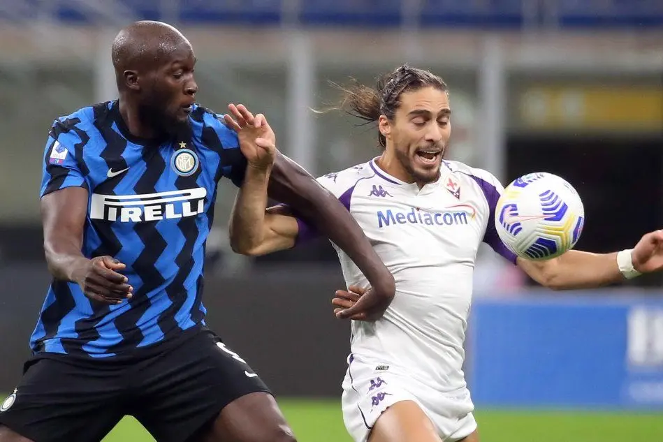 Lukaku in azione (Ansa)