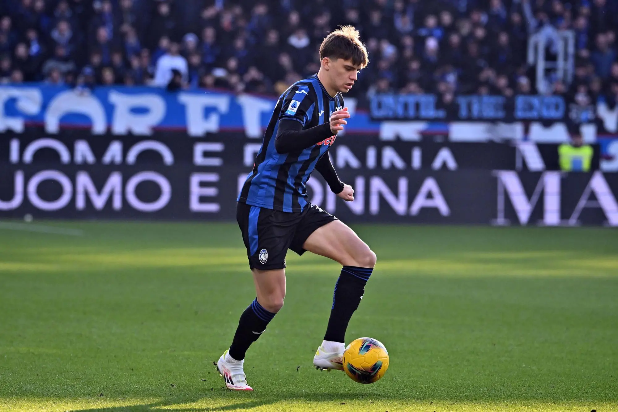 Marco Palestra in Atalanta-Cagliari della scorsa stagione (foto Ansa)