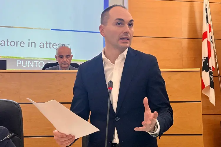 Alessandro Carta assessore alle Finanze (foto Pala)