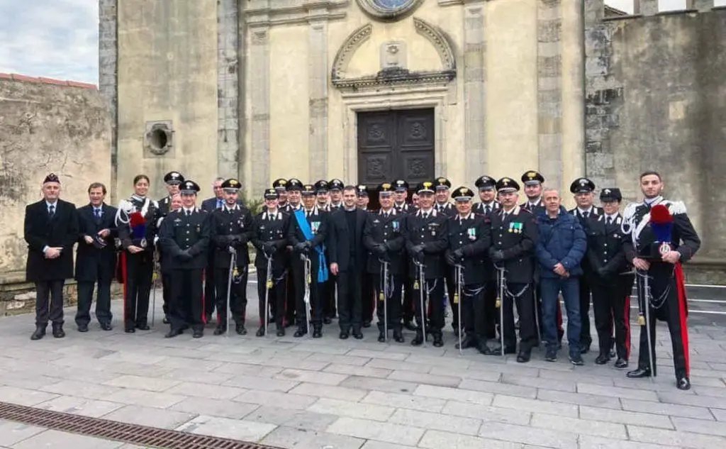 I carabinieri di Mogoro (foto L'Unione Sarda - Pintori)