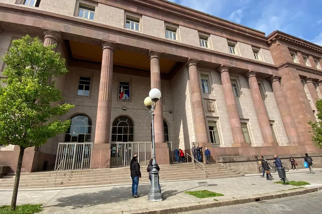 Il Tribunale di Sassari (Archivio L'Unione Sarda)