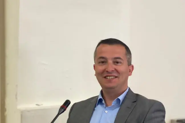 Marcello Ladu, 45 anni, candidato sindaco del centrodestra a Tortolì (foto Secci)
