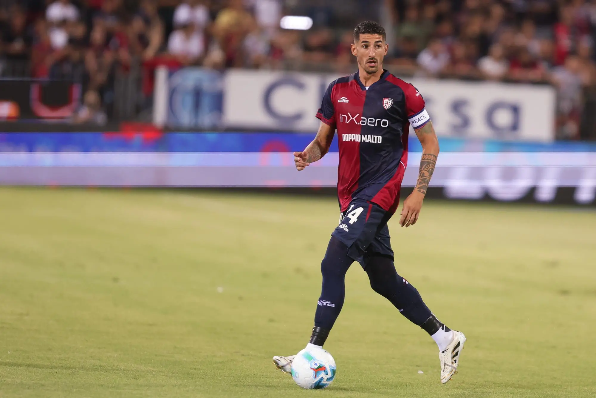 Alessandro Deiola, centrocampista del Cagliari (foto Fabio Murru)