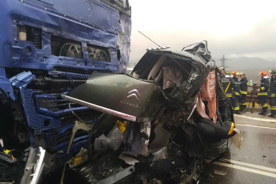 Il luogo dell'incidente (foto Tgr Rai Trentino)