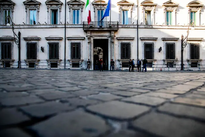 Il Consiglio dei Ministri (Cdm) a palazzo Chigi, Roma, 19 ottobre 2021. ANSA/ANGELO CARCONI