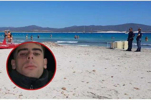 A sinistra la vittima, Mattia Mura