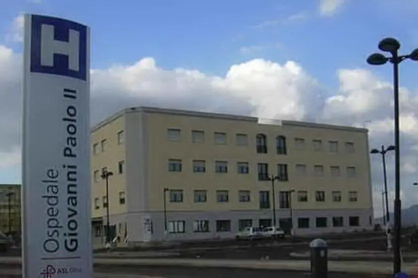 L'ospedale Giovanni Paolo II di Olbia (Archivio L'Unione Sarda)