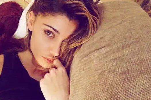 Un altro post del &quot;buongiorno&quot; di Belen su Instagram
