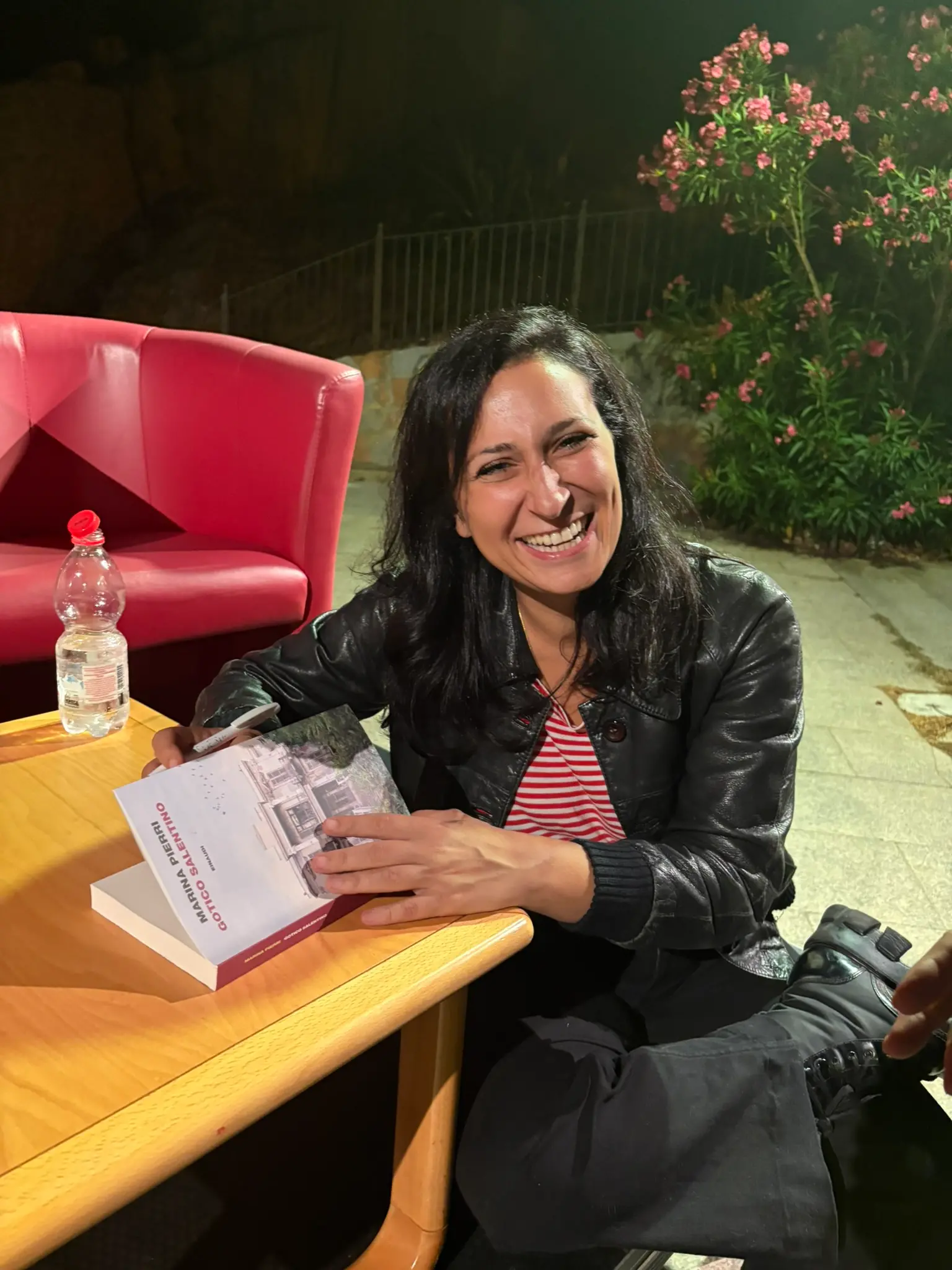 Marina Pierri, ospite del Festival Venerdì Letterario di Tortolì (foto Pillonca)