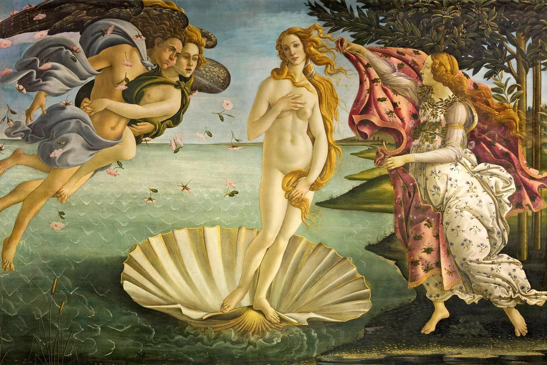 La nascita di Venere del Botticelli