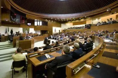 L'aula del Consiglio regionale