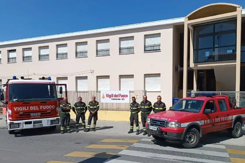 Il distaccamento dei vigili del fuoco di Terralba