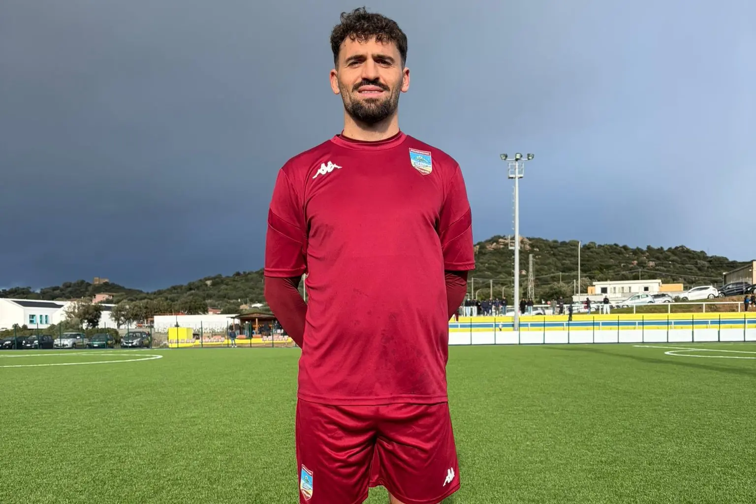 Il bomber del Porto San Paolo e capocannoniere del Gir. H, Romino Kozeli (G. Pischedda).