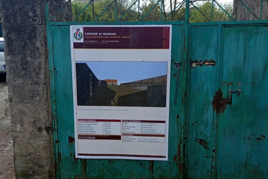 L’avvio dei lavori a Mandas