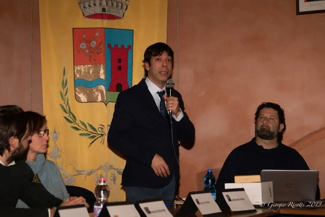 Adriano Piras, 45 anni, originario di Tortolì, unico candidato sindaco di Mezzanino (foto concessa)