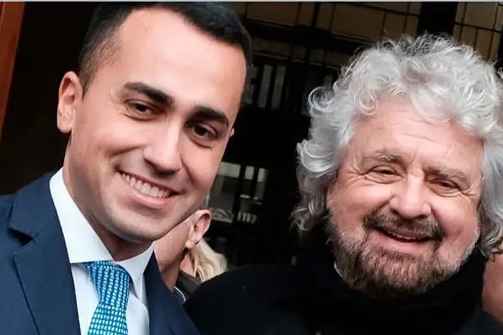 Luigi Di Maio e Beppe Grillo