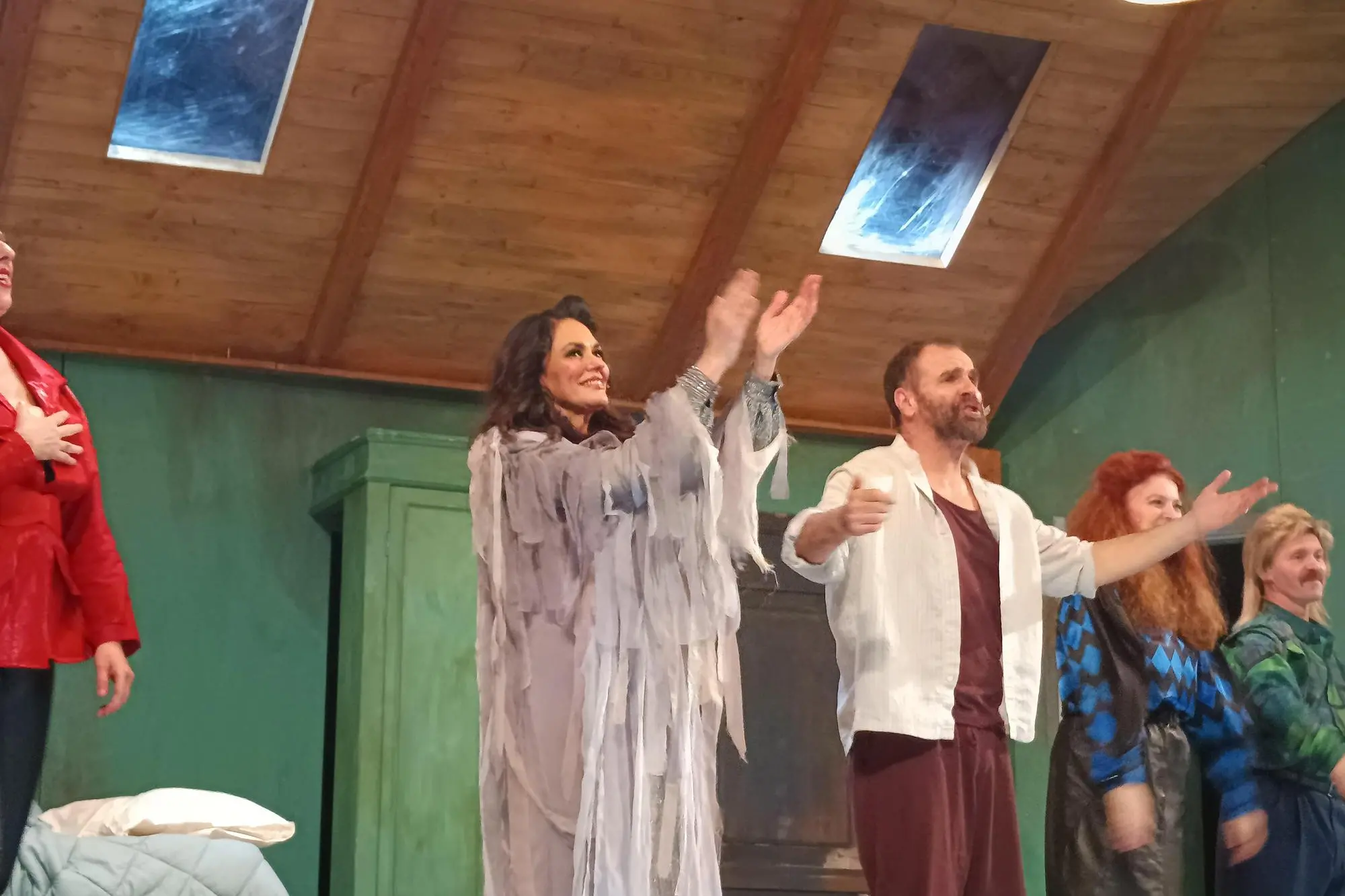 Un'immagine dallo spettacolo (foto L.P.)