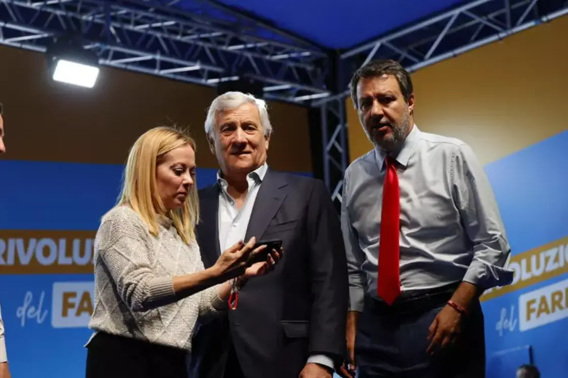 Meloni, Tajani e Salvini (Ansa)