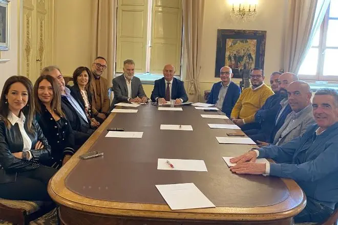 L'incontro con l'amministratore della Città Metropolitana