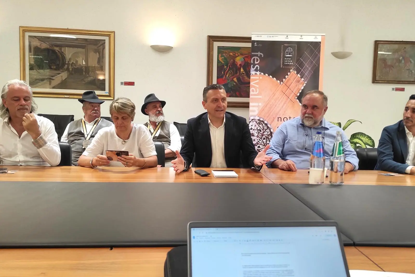 La presentazione del festival internazionale "Note senza tempo" (foto Marras)