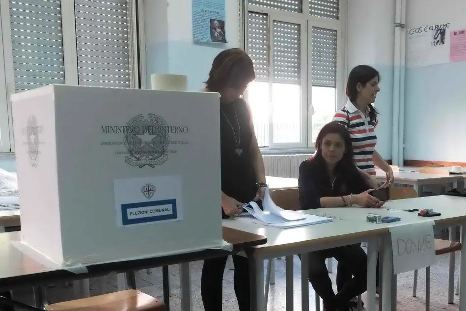 Un seggio elettorale