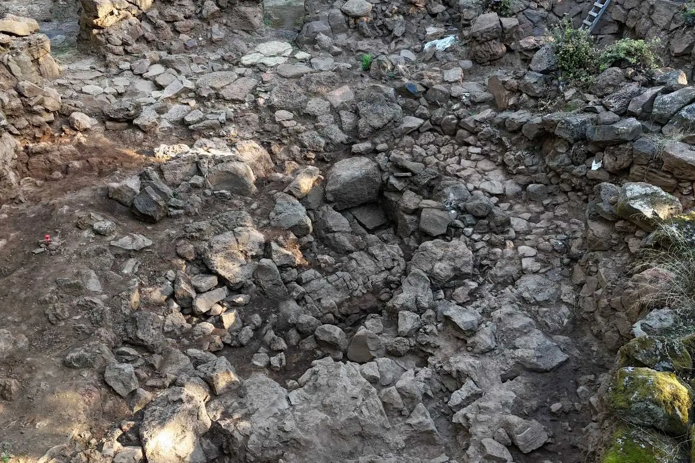 La Corte Centrale del Villaggio Nuragico di Bruncu 'e S'Omu a Villa Verde (foto concessa)