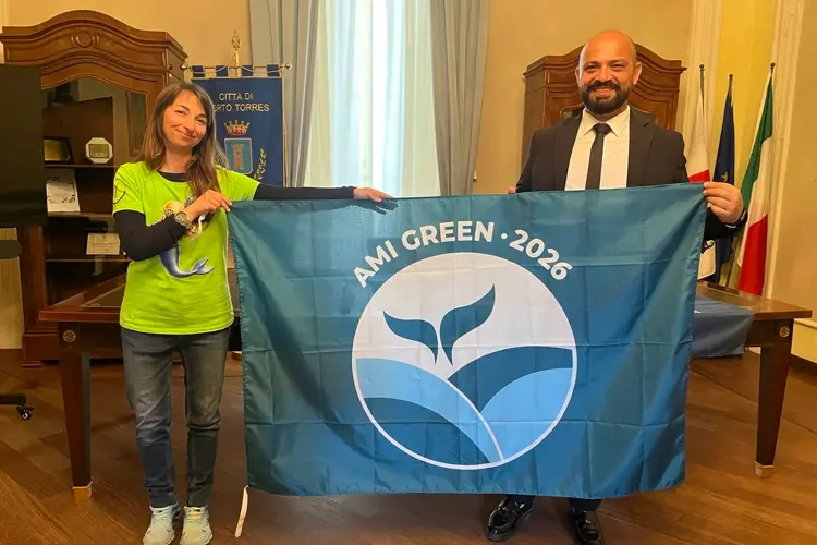 La consegna della Bandiera Ami Green (foto Pala)