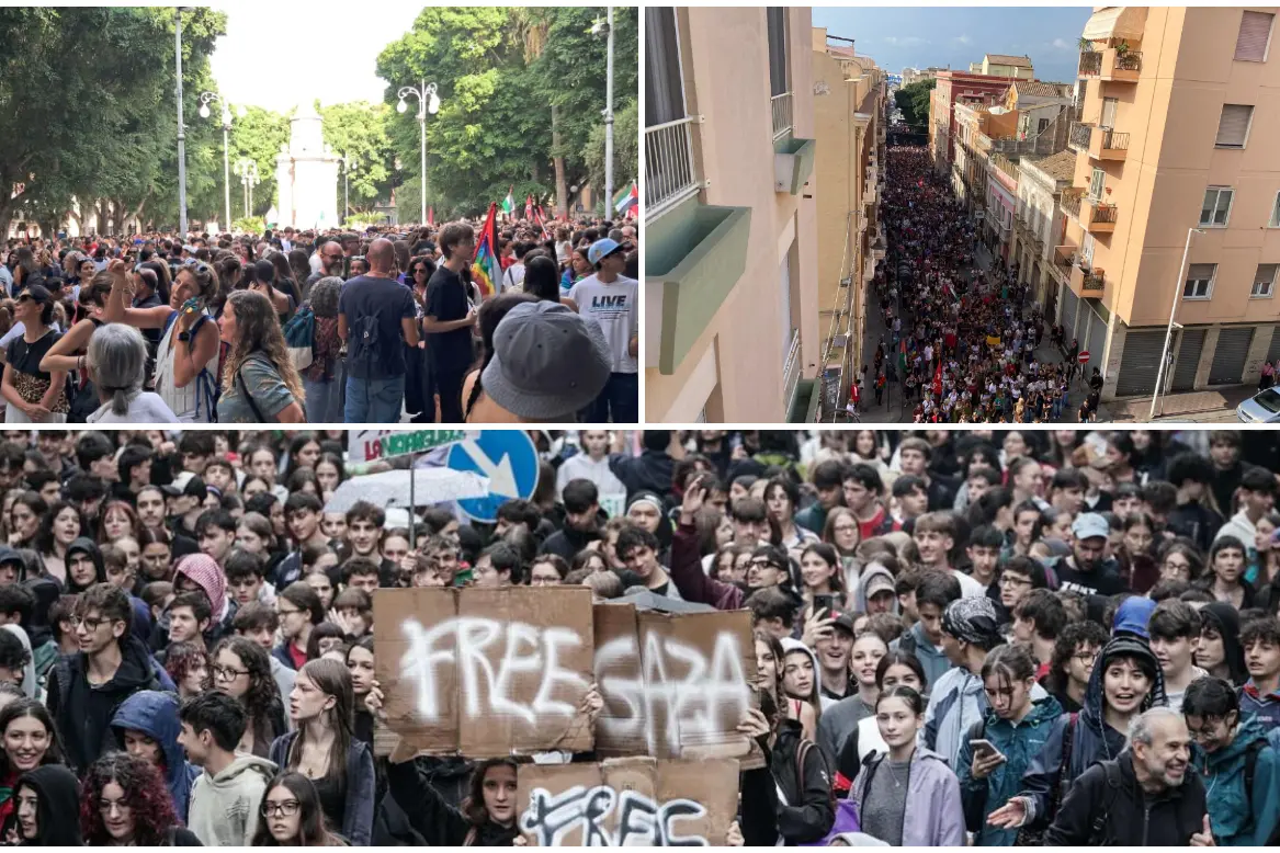 Manifestazione pro-Gaza
