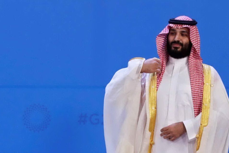 Il principe ereditario saudita Mohammed bin Salman (Ansa)