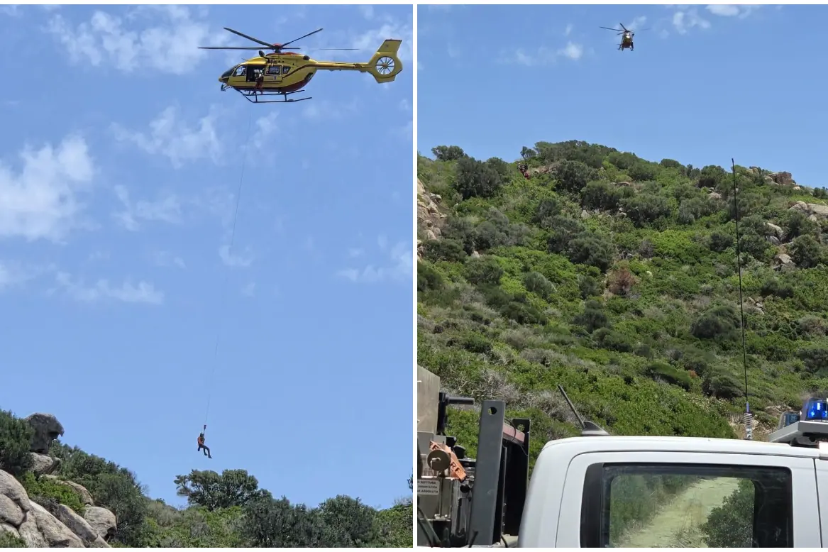 I soccorsi in azione a Muravera