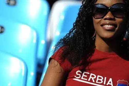 Una tifosa speciale in tribuna