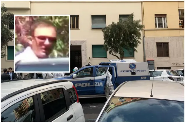 Le forze dell'ordine, nel riquadro Giandavide De Pau (Ansa)