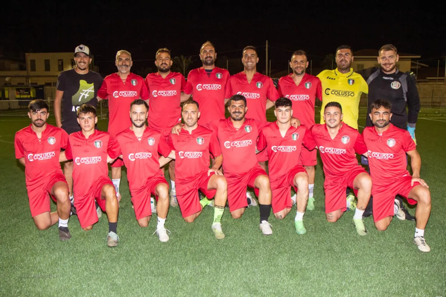 La formazione vincitrice del torneo Notturno per Bobo (foto concessa)