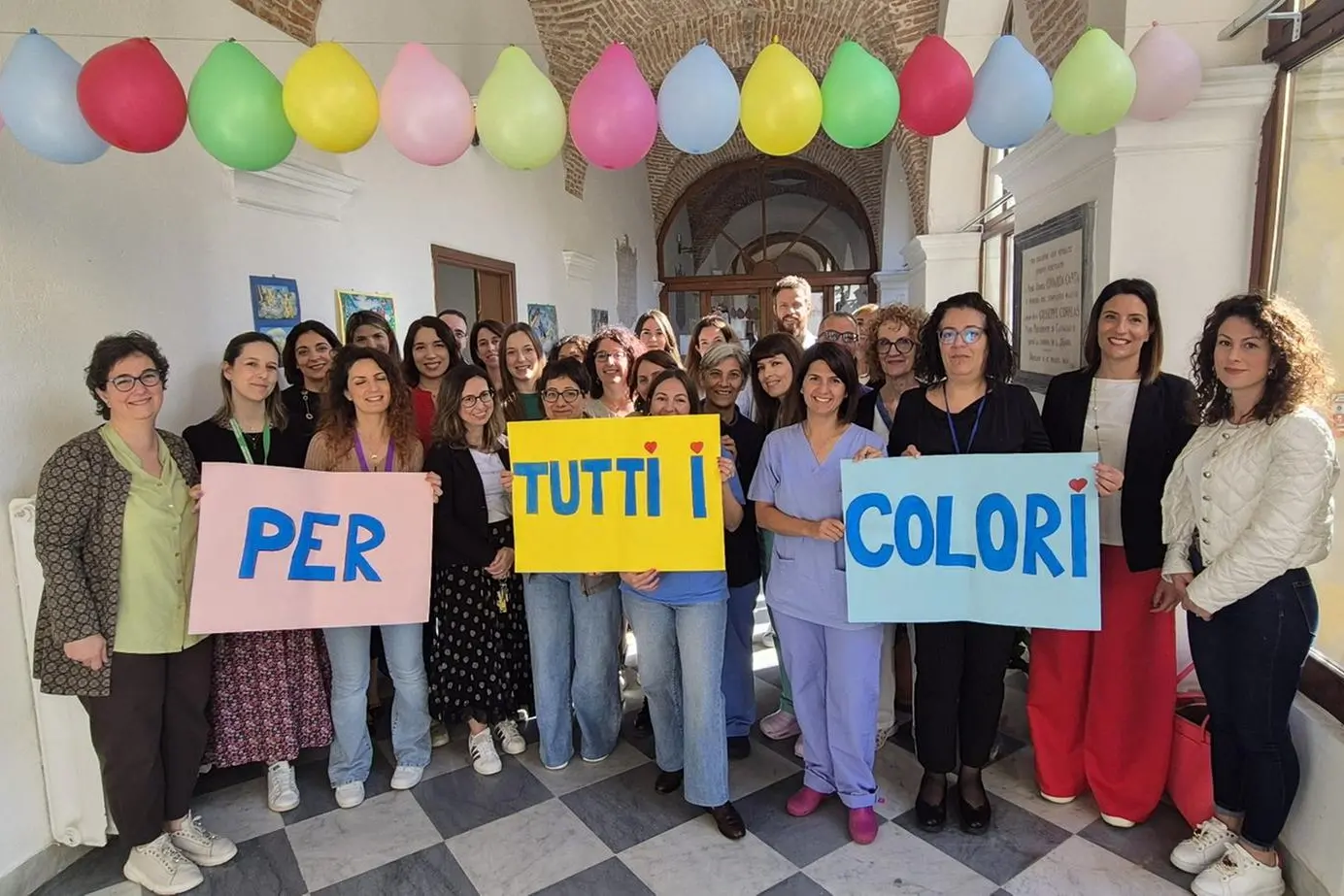 Lo staff della Neuropsichiatria dell’infanzia e dell’adolescenza (Foto Asl)