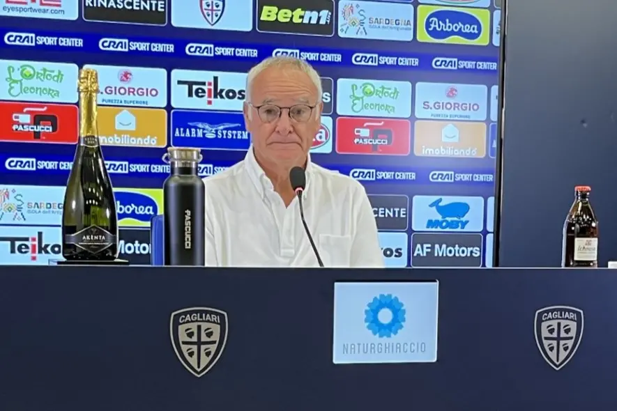 Claudio Ranieri in conferenza stampa