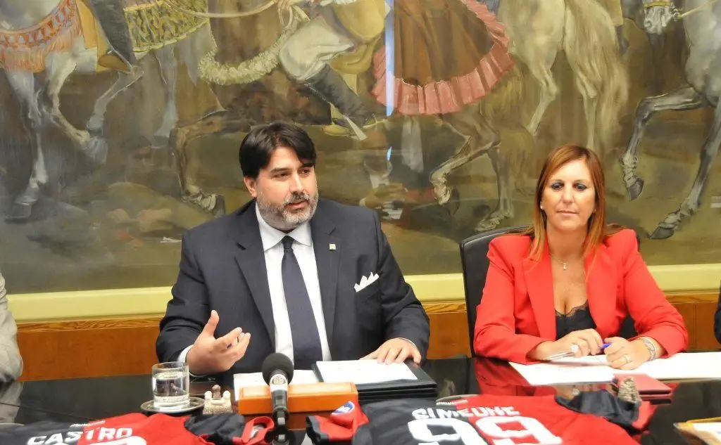 La conferenza stampa (foto Regione Sardegna)