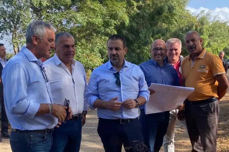 La consegna dei lavori ad Alghero (foto concessa)